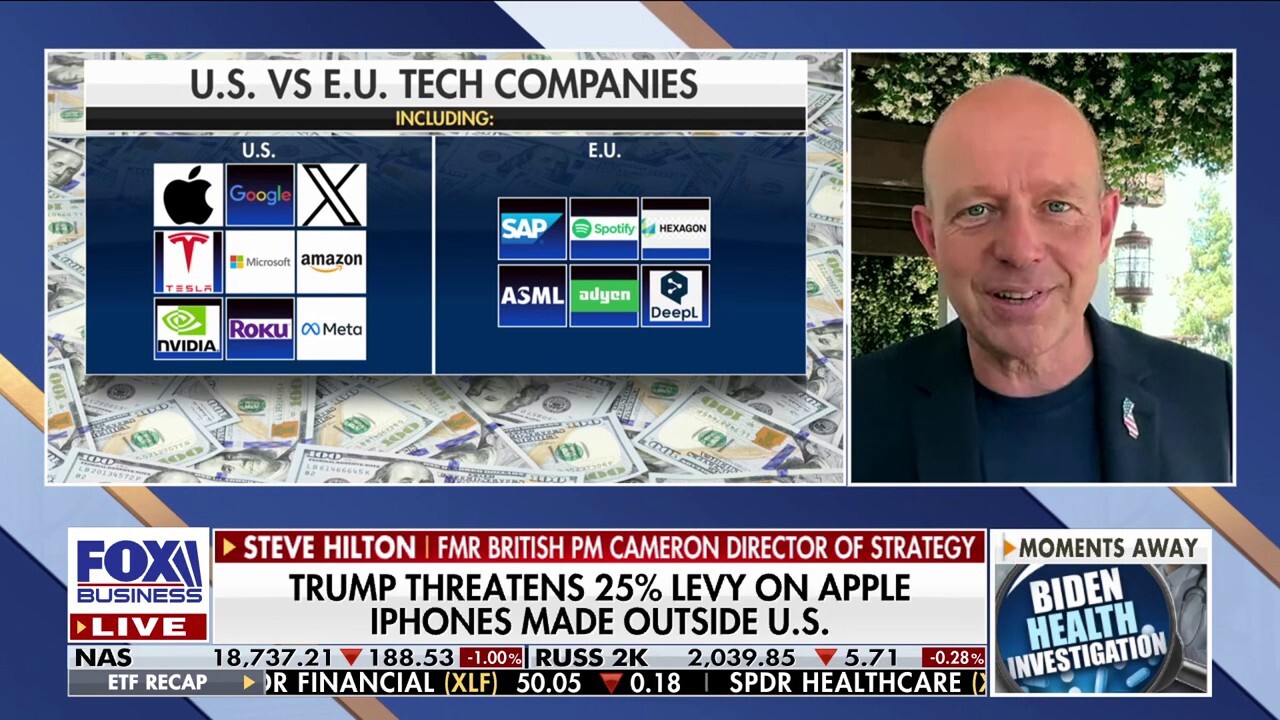 Steve Hilton praises Trump’s EU tariff threats, says they need to be ‘challenged’