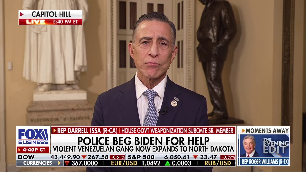 Rep. Darrell Issa, R-Calif., discusses reports Texas will buy border wall materials that the Biden administration is trying to auction off on 'The Evening Edit.'