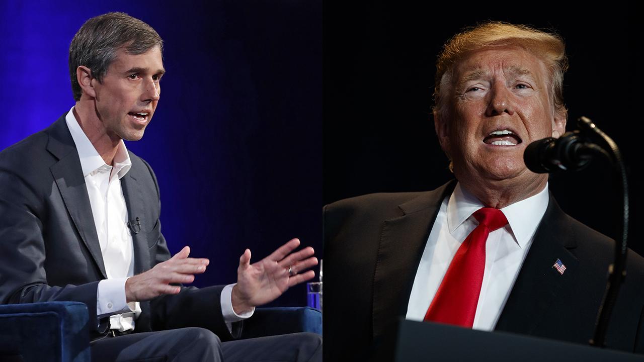 Trump, Beto to face off tonight in dueling rallies near border