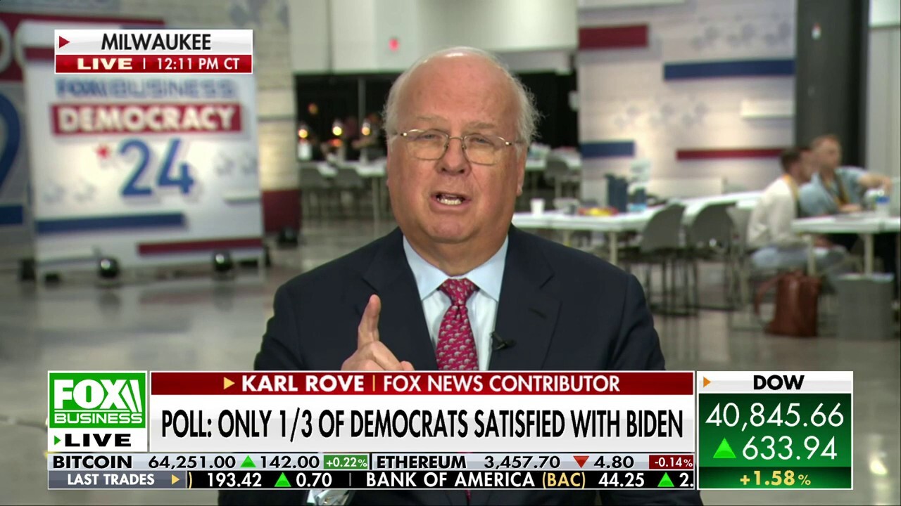 Fox News contributor Karl Rove on J.D. Vance as Trumps running mate, negative polling numbers on Bidens performance and the devastating consequences of his border policy.