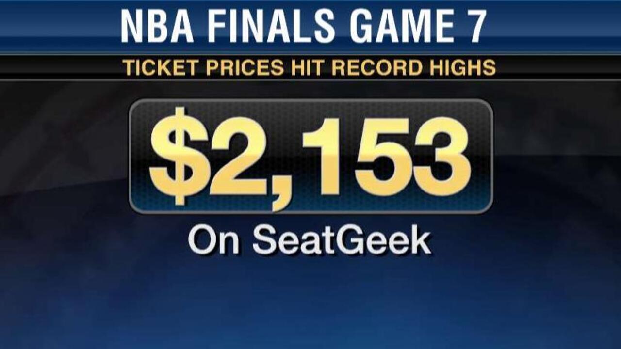 NBA finals tickets skyrocket
