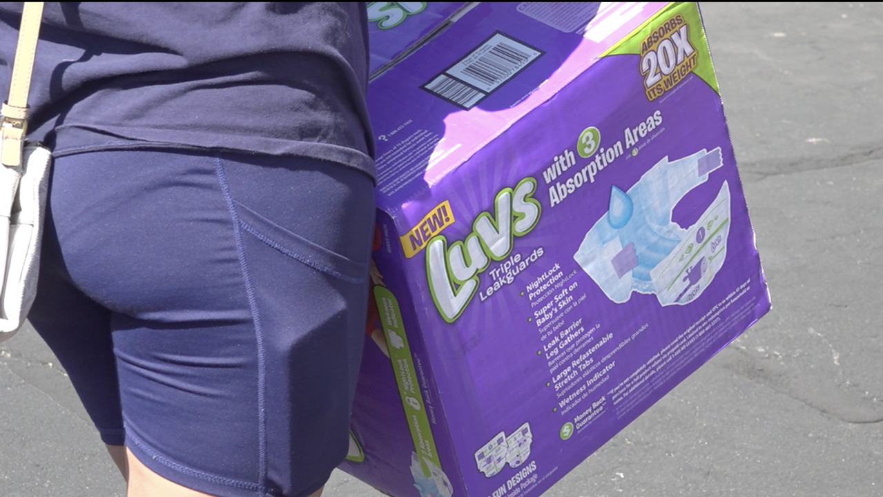 Prices for baby items have increased significantly over the last year, with baby diapers up 20%. 