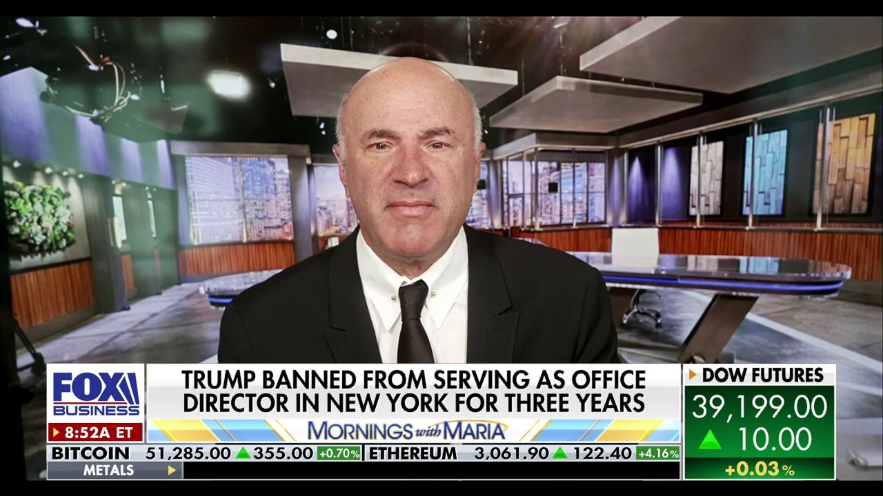 O'Leary Ventures Chairman Kevin O'Leary on the fallout over Trump's civil fraud trial verdict and whether the A.I. surge is similar to the dot-com bubble.