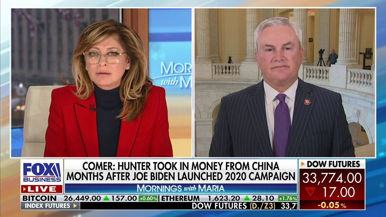 Biden was ‘front and center’ in his family’s ‘massive’ influence peddling scheme: Rep. James Comer