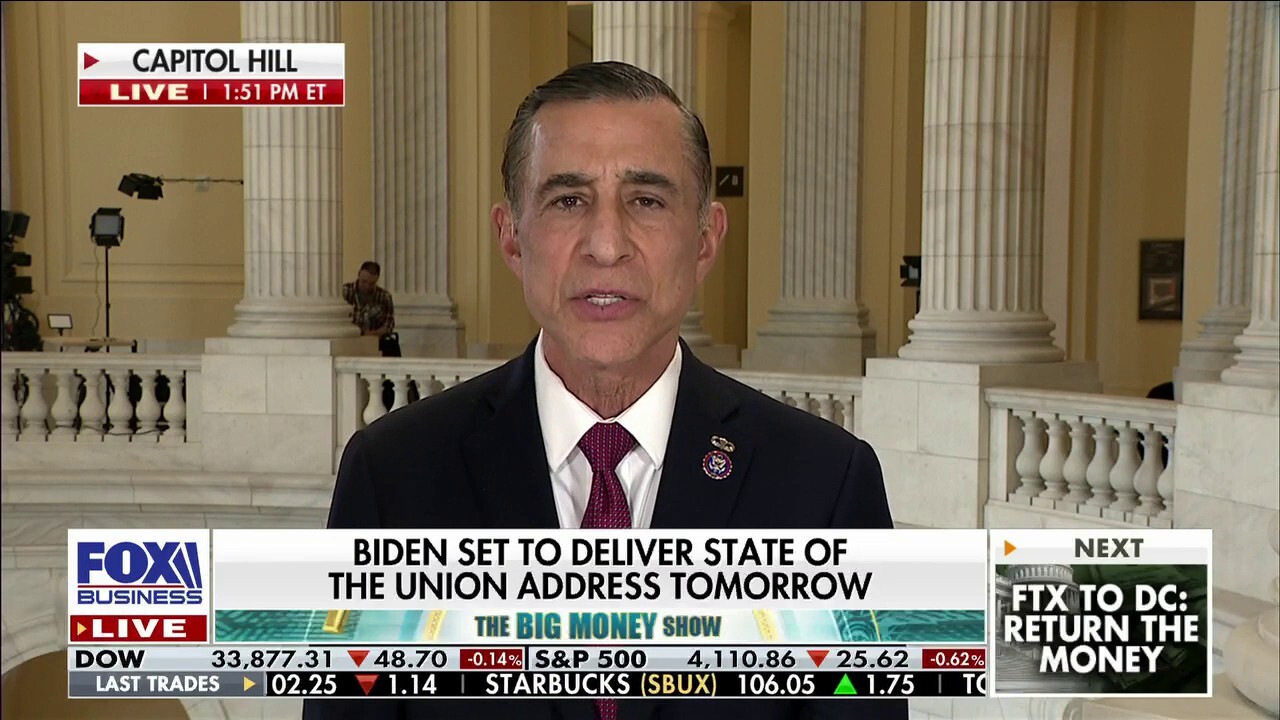 Biden taking credit for an economy the private sector created: Rep. Darrell Issa