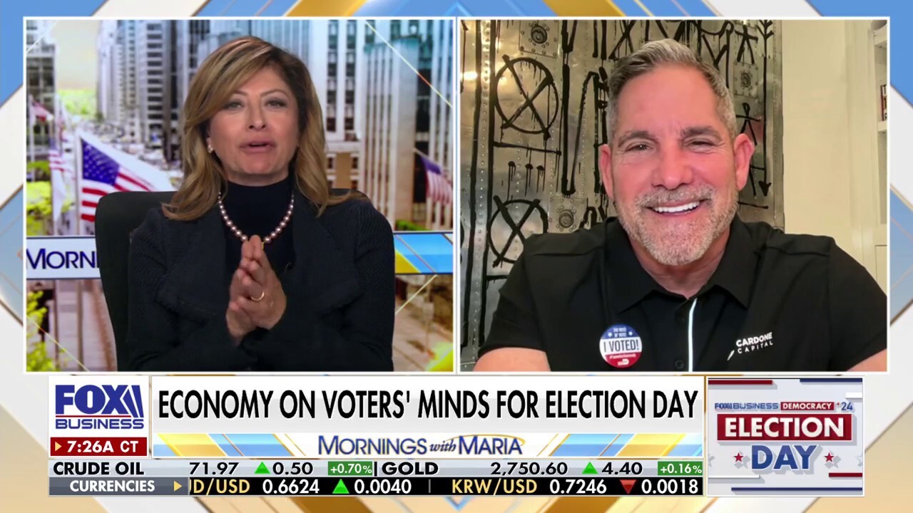 Cardone Capital CEO and real estate investor Grant Cardone explains how the economy is on top of voters' minds and why Trump will boost U.S. markets.