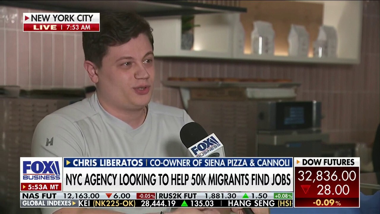 FOX Business' Lydia Hu speaks with a New York City business owner for his reaction to the launch of a new city agency to help migrants. 