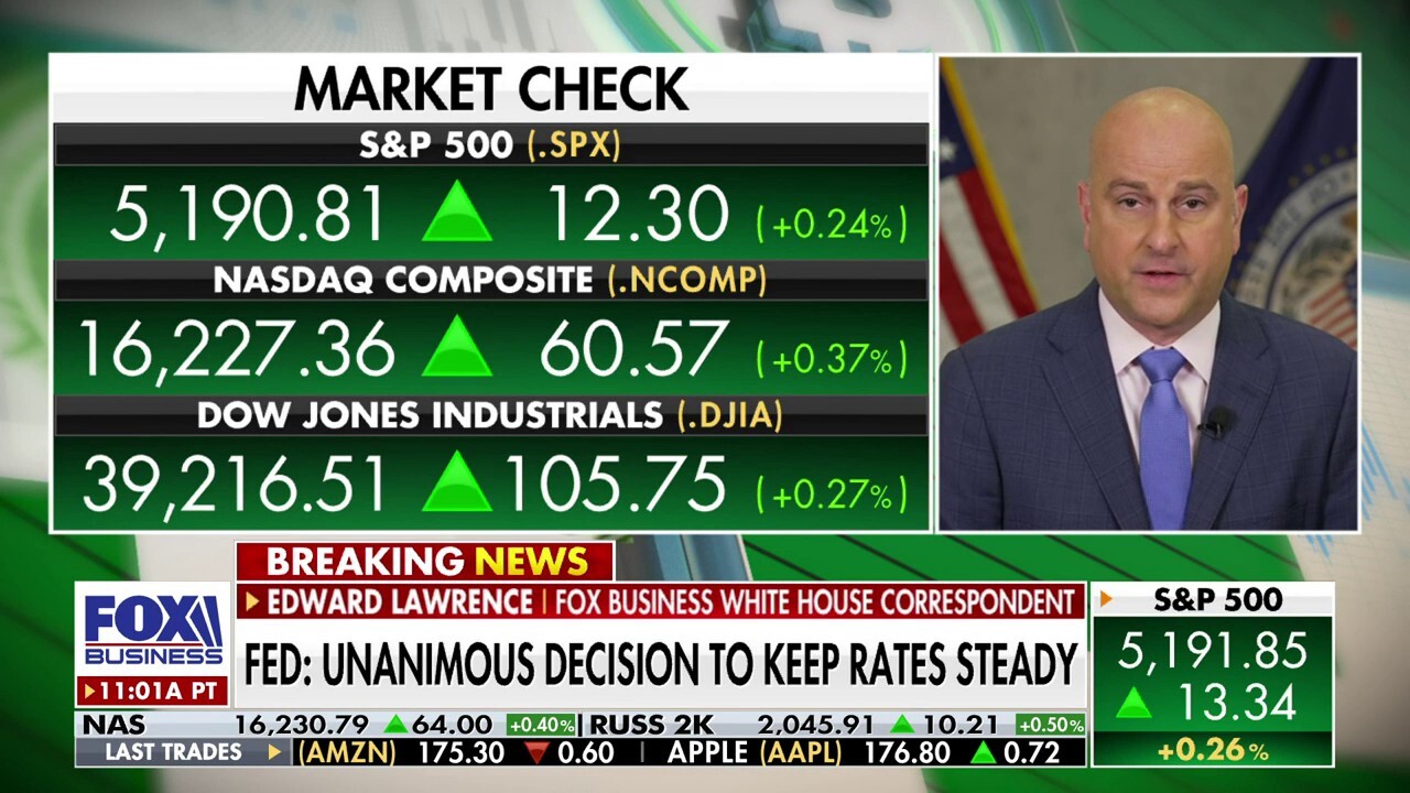 Fox Business White House correspondent Edward Lawrence has the latest on the unanimous decision to hold rates steady at 5.25 on 'Making Money.'