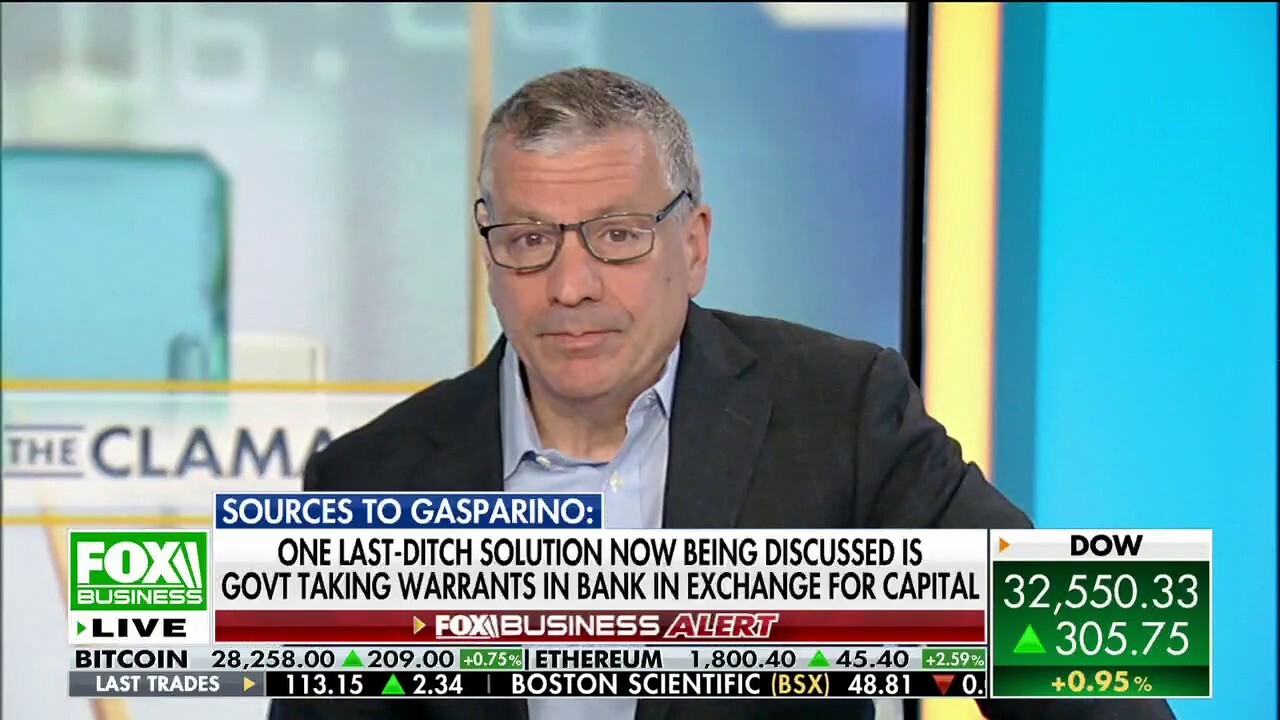 FOX Business' Charlie Gasparino explains how a last-ditch solution is being discussed regarding the government taking warrants in exchange for capital on ‘The Claman Countdown.’