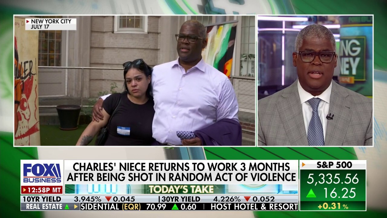 Charles Payne's niece returns to work after being shot