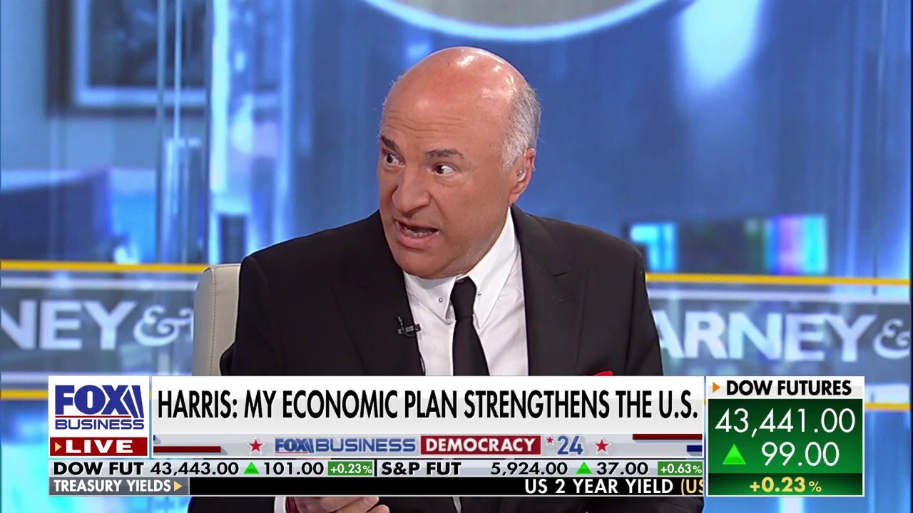 'Shark Tank' investor Kevin O'Leary reacts to Vice President Kamala Harris’ recent interview with Fox News’ Bret Baier on ‘Varney & Co.’