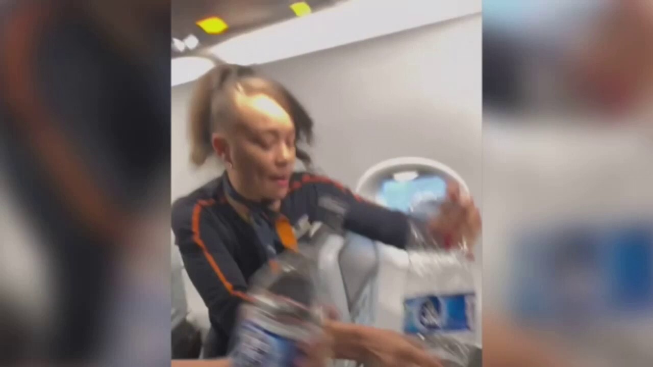 Former 'American Idol' star's backpack explodes into 'ball of fire' as JetBlue crew frantically extinguishes flames