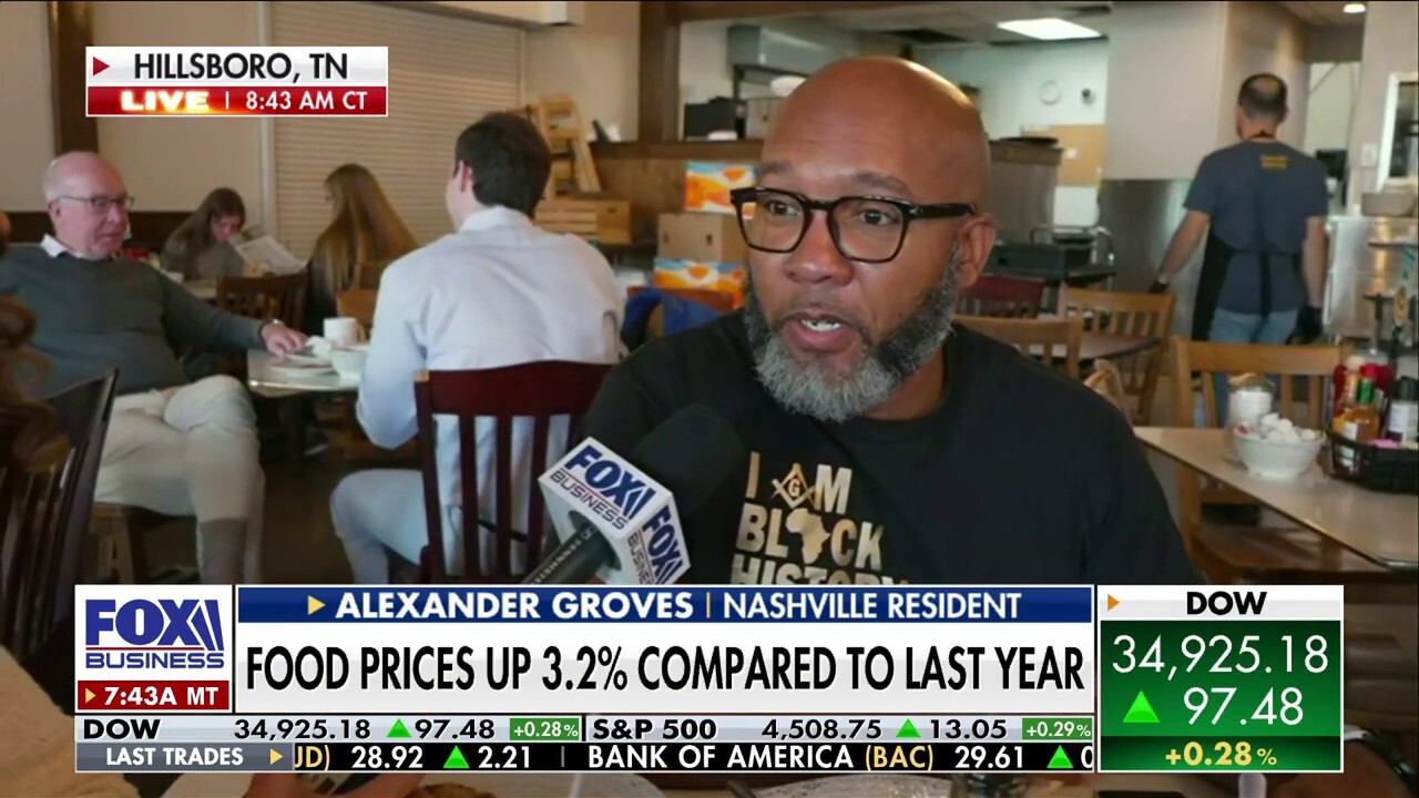 Pancake Pantry owner Chip Bradley and restaurant patrons speak to FOX Business' Madison Alworth about still feeling the brunt of decades-high inflation.