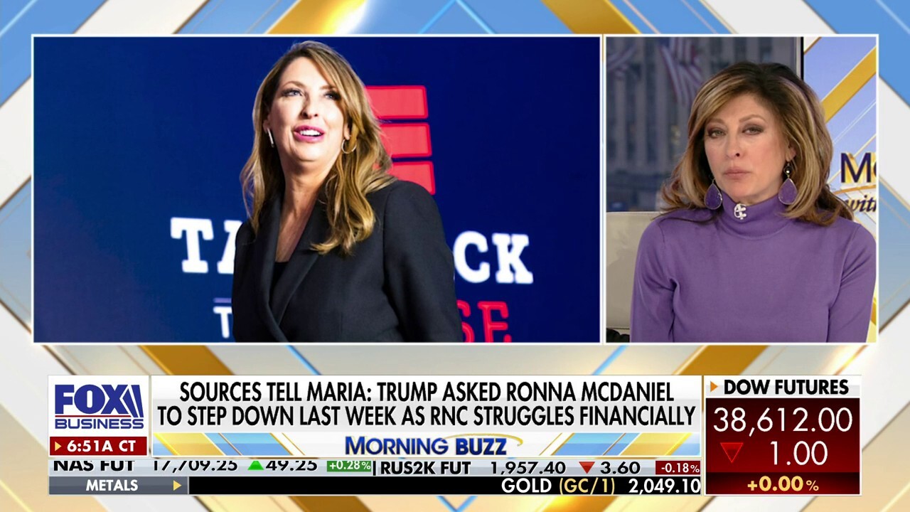 Trump asked Ronna McDaniel to step down last week as RNC struggles financially, sources tell Maria Bartiromo