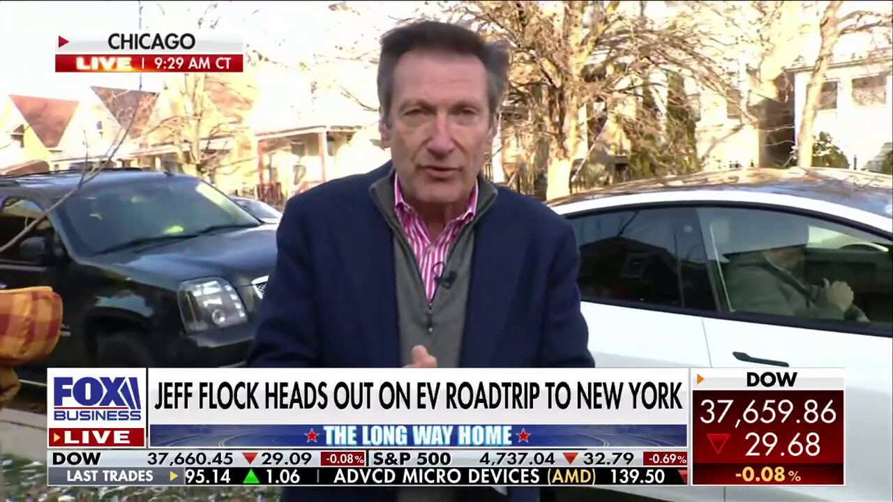 Fox Business' Jeff Flock sets out on an 808-mile road trip to New York in an electric vehicle.