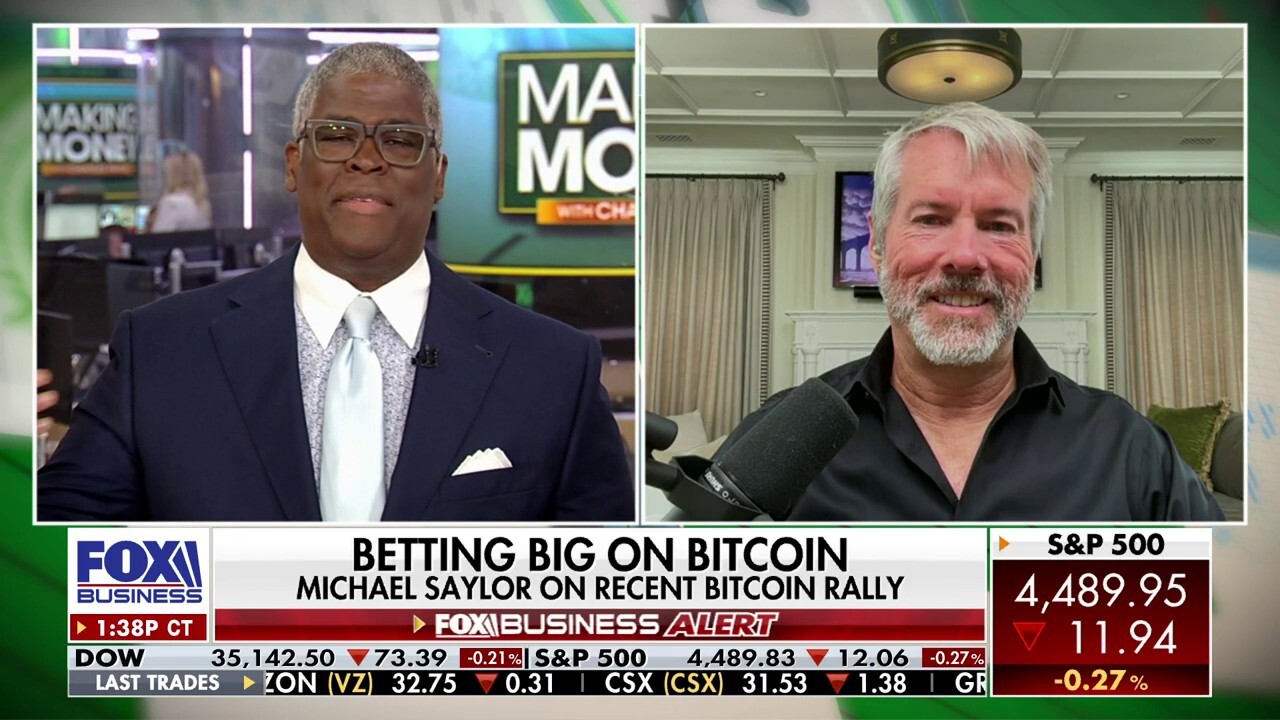MicroStrategy Executive Chairman Michael Saylor breaks down the bitcoin rally on 'Making Money with Charles Payne.'