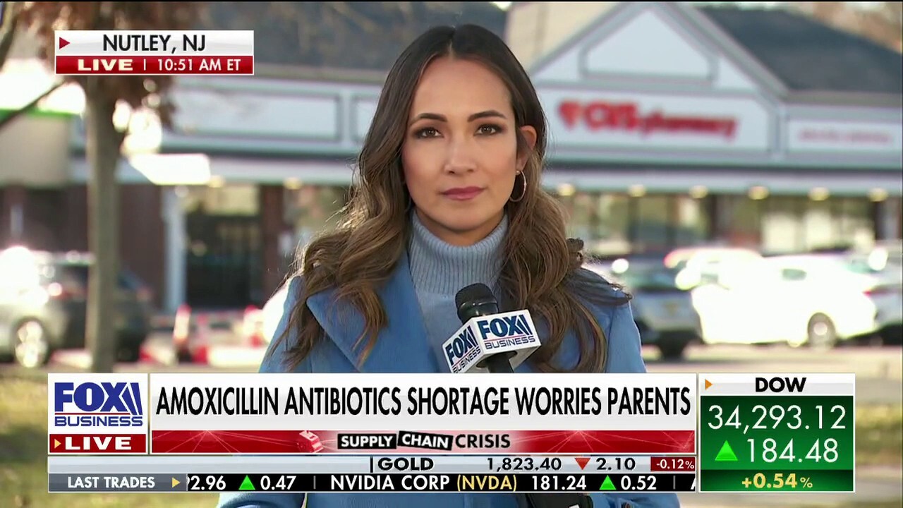 FOX Business’ Lydia Hu reports from Nutley, New Jersey to investigate the nationwide Amoxicillin shortage that has become a major concern for parents on ‘Varney & Co.’ 