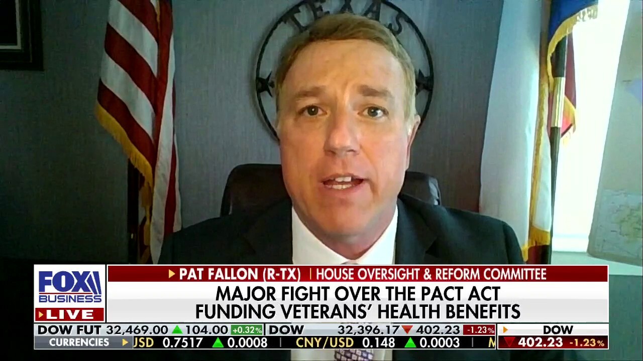 Democrats playing 'political games' over PACT Act funding for veterans: Rep. Fallon