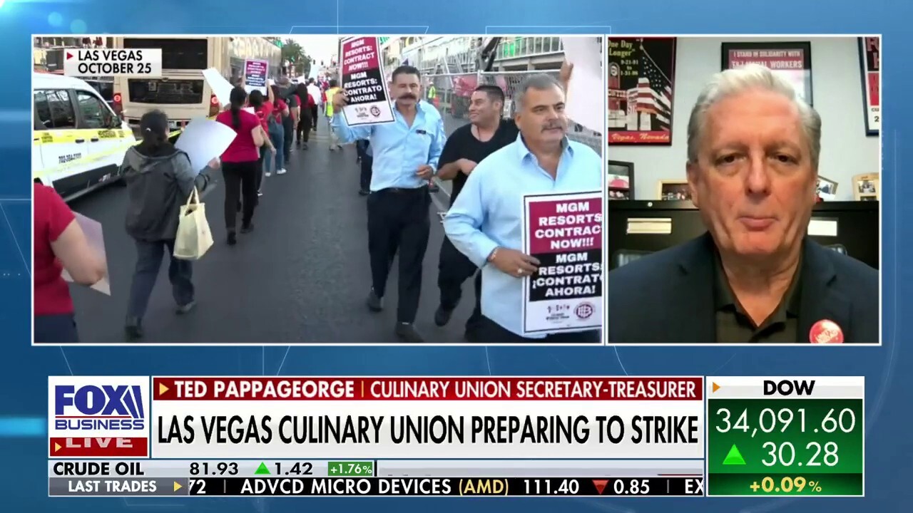 Ted Pappageorge, secretary-treasurer of the Las Vegas Culinary Union, on the union preparing to strike amid claims that workers' needs are not being met.