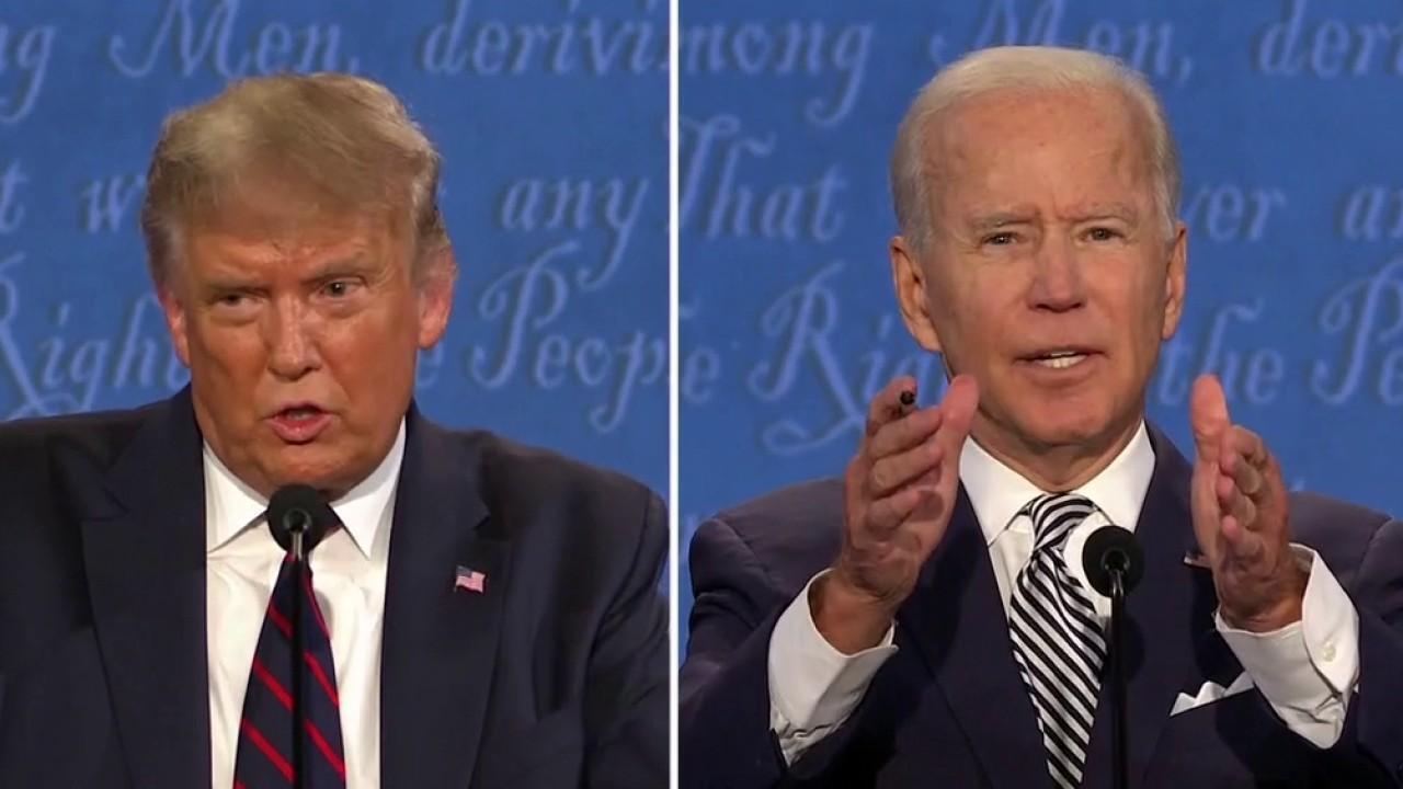 Trump, Biden make pitch to voters during presidential debate 