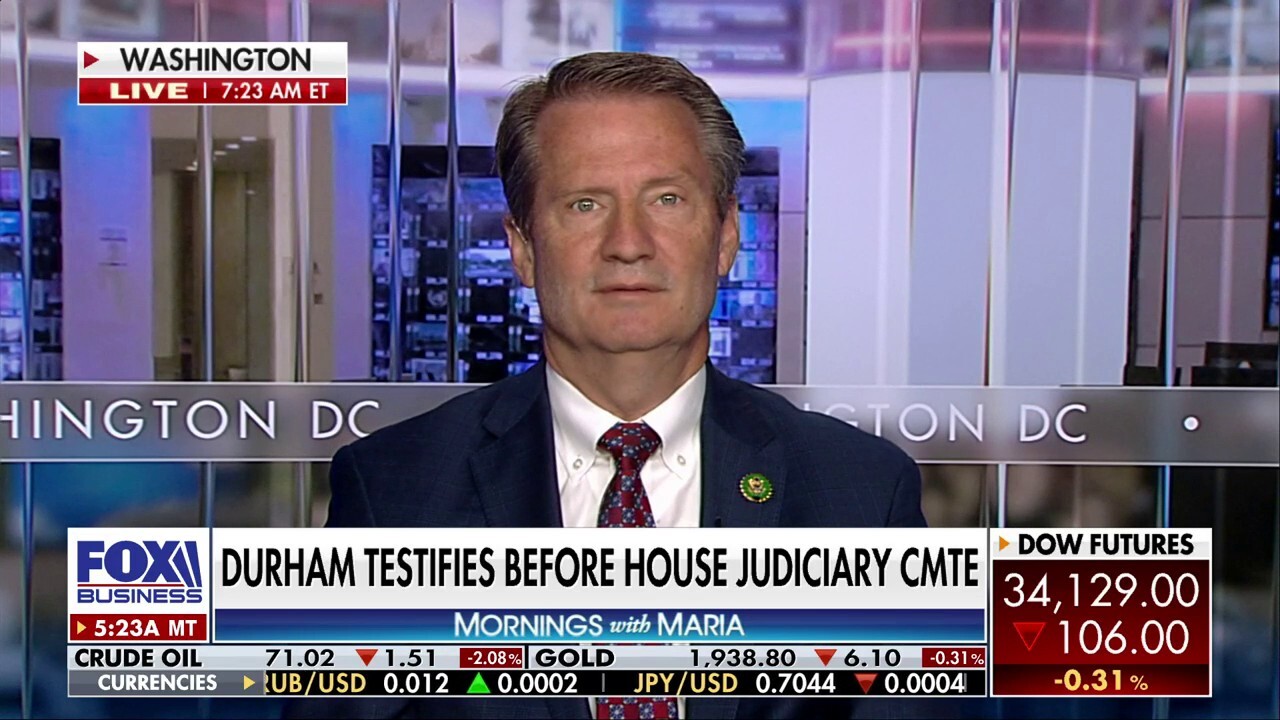 Rep. Tim Burchett, R-Tenn., joined ‘Mornings with Maria’ to discuss John Durham’s highly anticipated testimony and the House’s decision to censure Rep. Adam Schiff. 