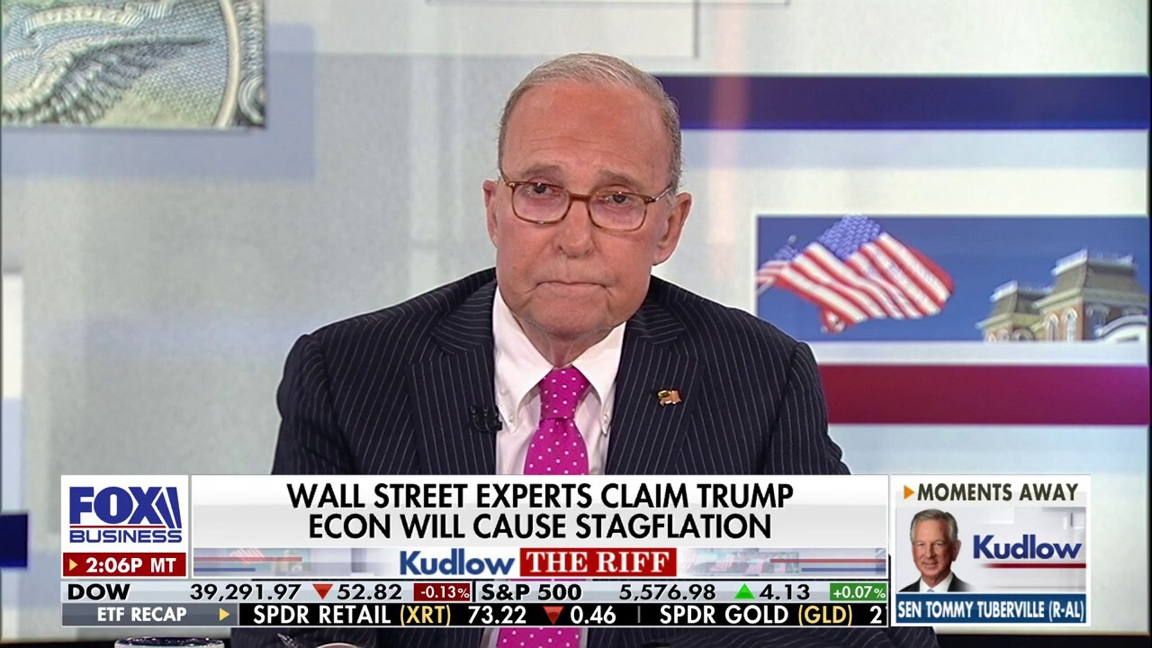 FOX Business host Larry Kudlow counteracts claims the former president's economic policy will cause inflation on 'Kudlow.'