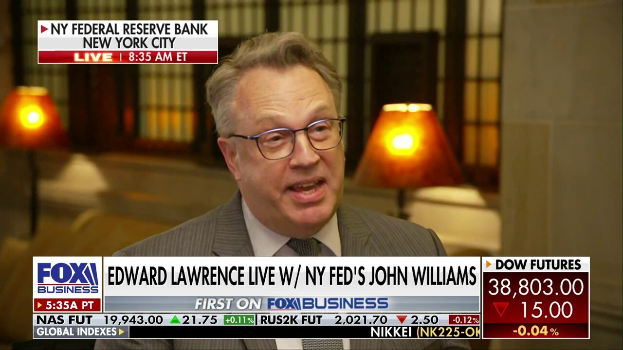 FOX Business' Edward Lawrence speaks with Federal Reserve Bank of New York President and CEO John Williams on the central bank's rate trajectory, building a stronger economy and fiscal-based political concerns ahead of November.