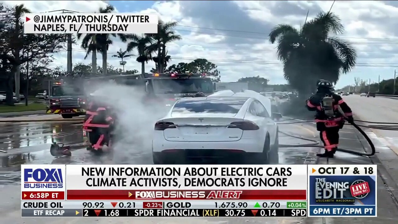 Dalan Zartman, president of Rescue Methods LLC, points out some of the manufacturing flaws that may be found within electric vehicles on 'The Evening Edit.'