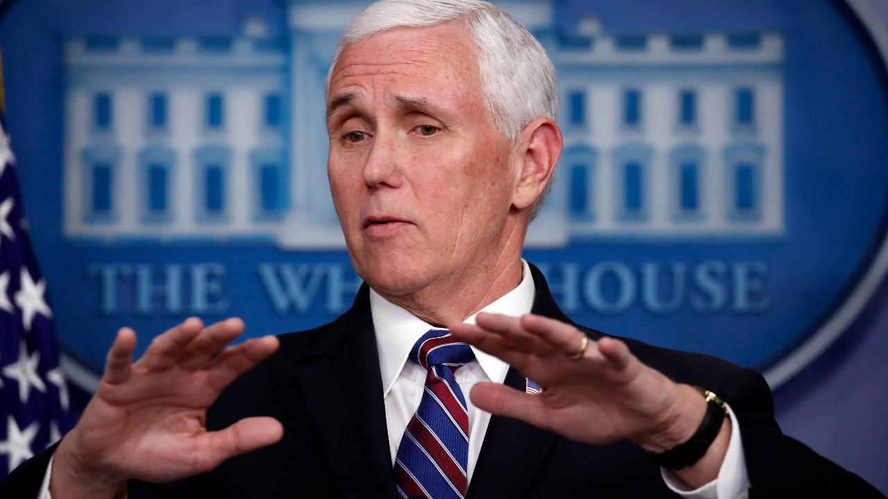 Pence commends governors on scaling testing in their states