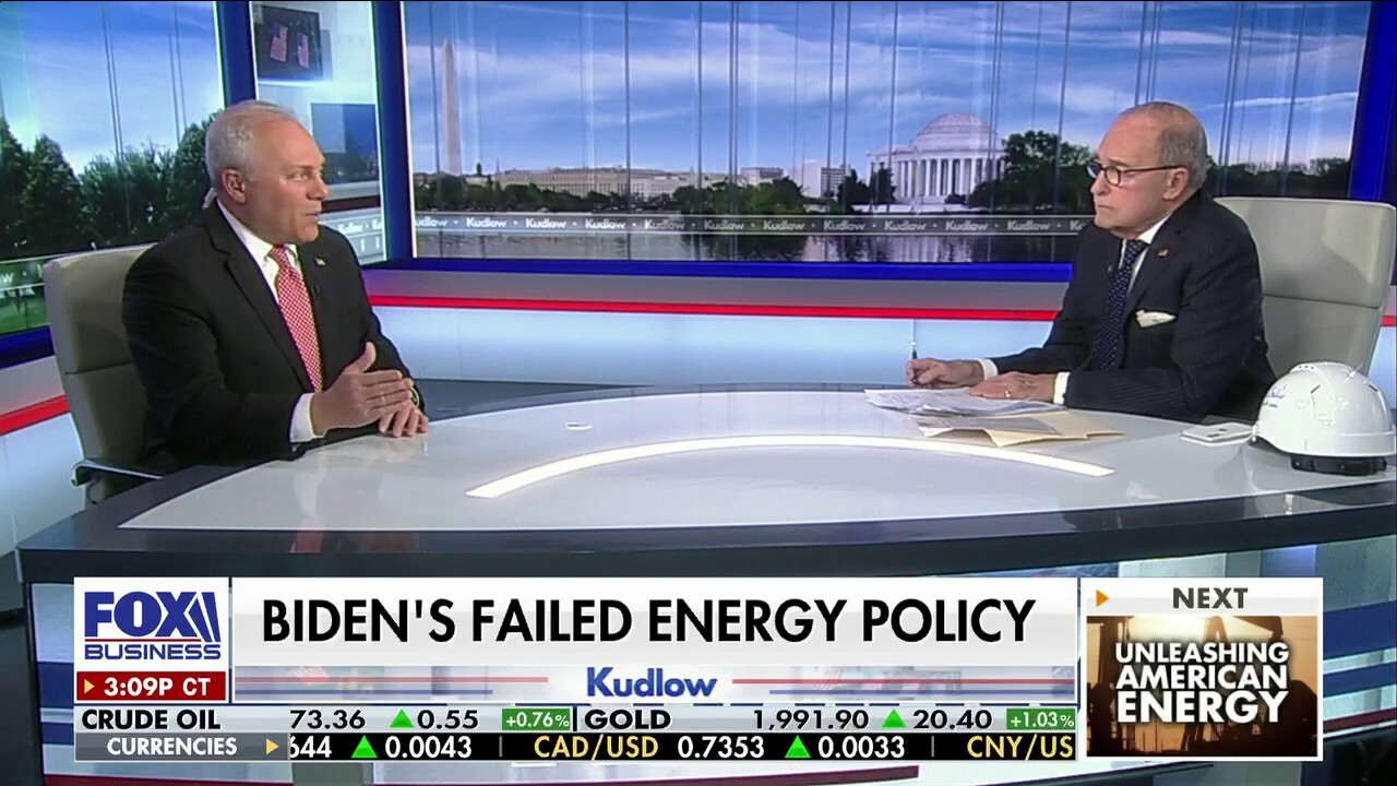 House Majority Leader Steve Scalise, R-La., joins ‘Kudlow’ to discuss the Lower Energy Costs Act the GOP introduced in Congress to help struggling Americans with the rising prices of energy.
