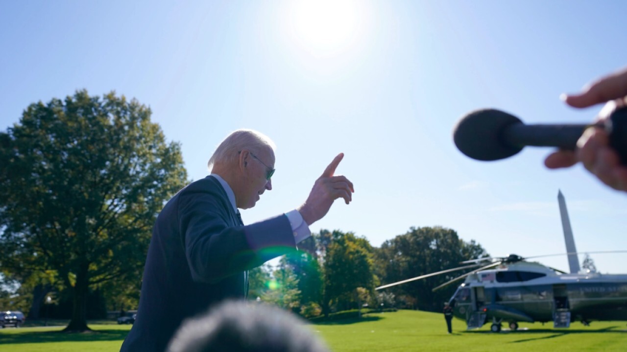 Biden snaps at reporter when asked about his light midterm campaign schedule