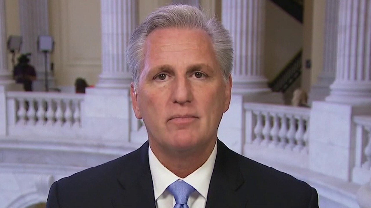 Kevin McCarthy slams Pelosi for holding infrastructure deal hostage 