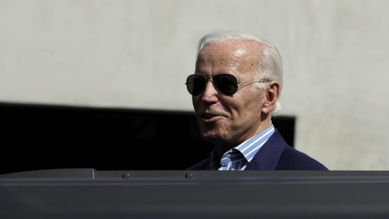 Biden leaves New Hampshire as voters head to polls