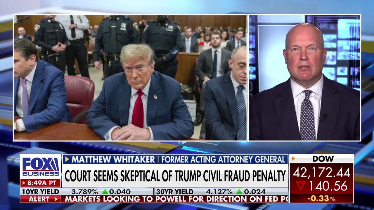  Trump's $480M fraud penalty will have a hard time surviving: Matt Whitaker