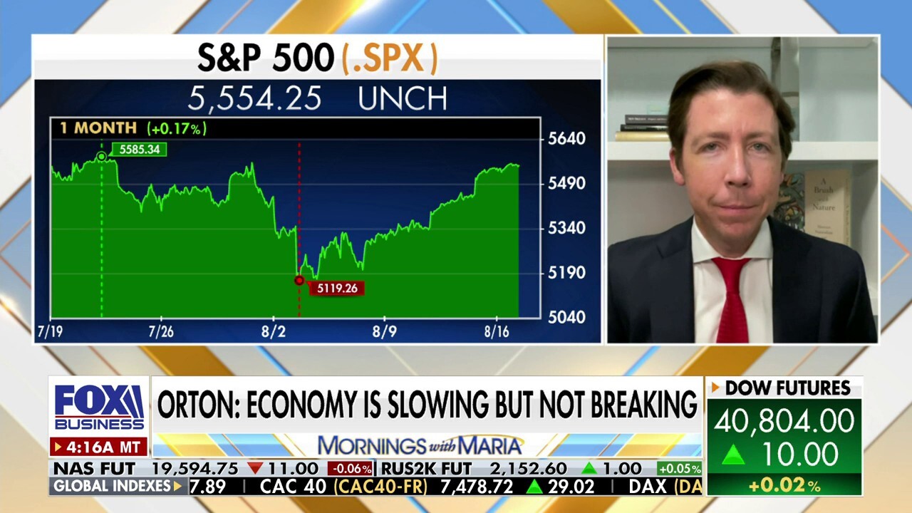 Matt Orton of Raymond James Investment Management explains why he is optimistic about the U.S. economy on 'Mornings with Maria.'