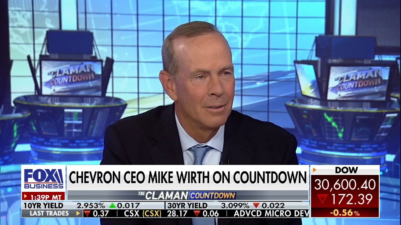 Chevron chair and CEO Michael Wirth explains what's driving oil price volatility and the global energy market on 'The Claman Countdown.'