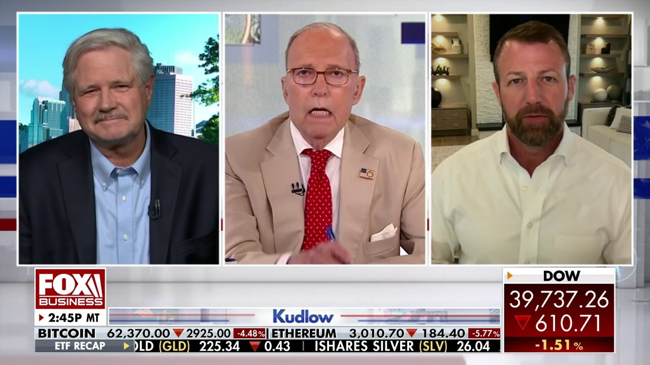 Sens. Markwayne Mullin, R-Okla., and John Hoeven, R-N.D., discuss how former President Trump vowed to reverse the Democrats’ failing energy agenda on ‘Kudlow.’