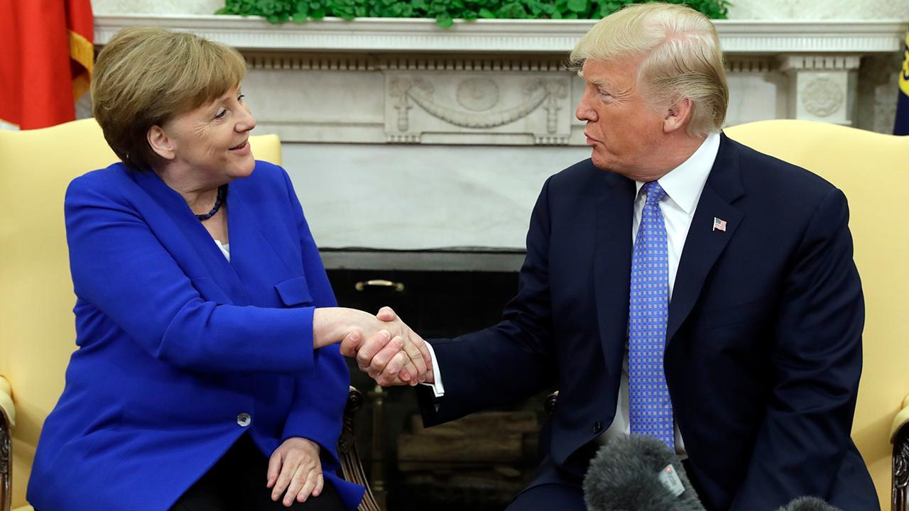 Trump ‘committed’ to working with Merkel on reforming the WTO 