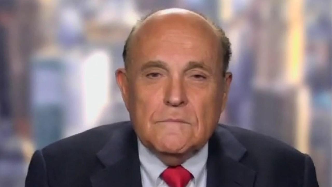 Giuliani rips de Blasio over NYC crime surge: 'The man is a disgrace’
