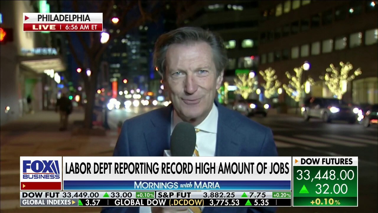 FOX Business' Jeff Flock on the Labor Department's report revealing the U.S. currently has a record high number of jobs on 'Mornings with Maria.'