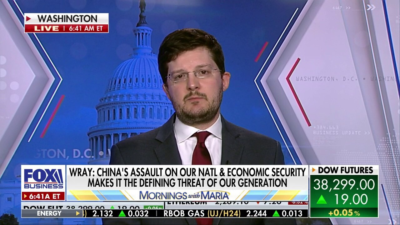 Atlas Organization founder Jonathan D.T. Ward reacts to FBI Director Christopher Wrays warning over Chinas threat to U.S. national and economic security and a report of Chinese companies with Iranian ties present in U.S. markets.