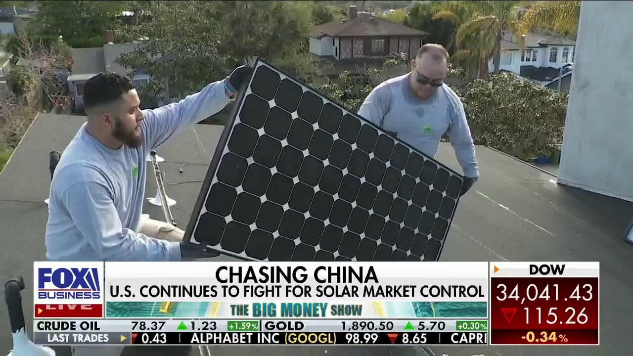 US chasing China for solar market control