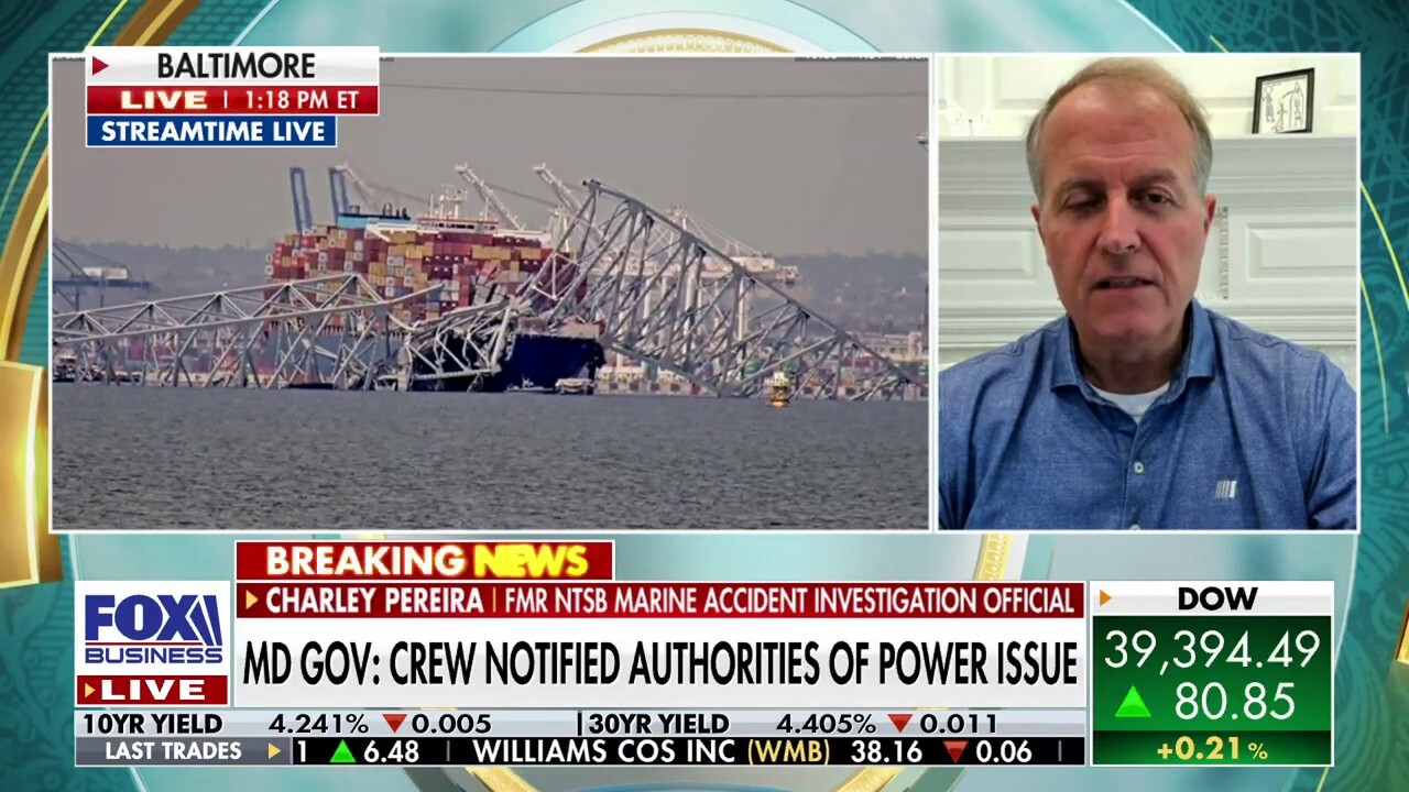 Former NTSB marine accident investigation official Charley Pereira discusses possible reasons why a cargo ship crashed into Baltimore's Key Bridge on 'The Big Money Show.'