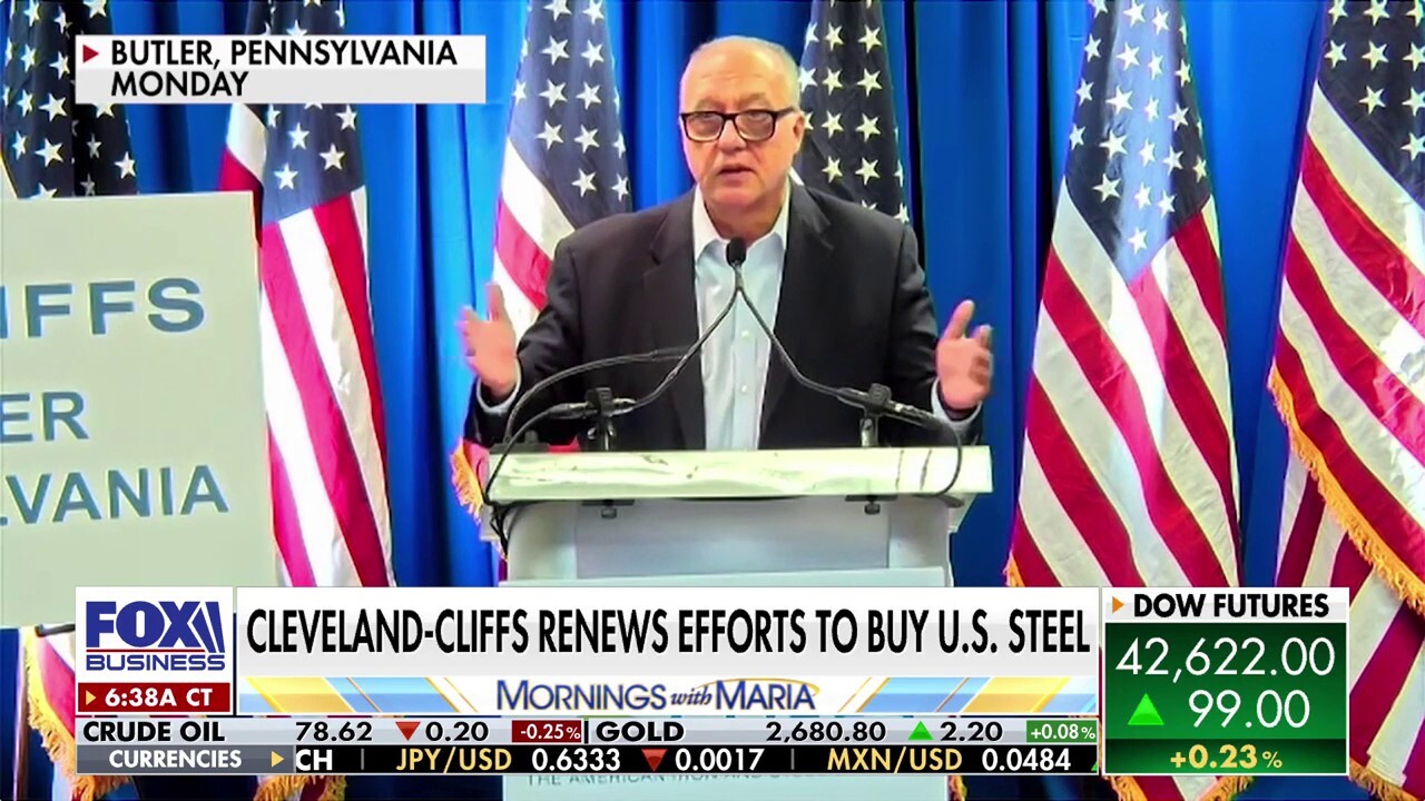 Cleveland-Cliffs CEO Lourenco Goncalves on the status of the deal between U.S. Steel and Nippon Steel and Cleveland-Cliffs' renewed effort to buy U.S. Steel. 