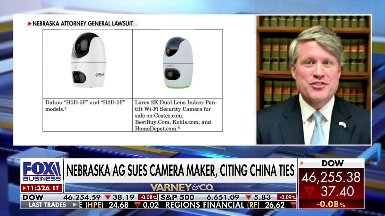 Nebraska sues camera maker over ties to Chinese surveillance