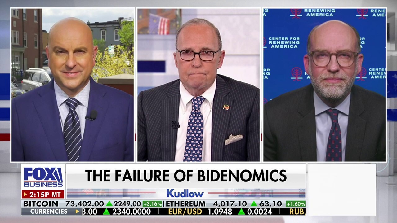  'Kudlow' panelists Russ Vought and Edward Lawrence react to President Biden's budget calling for massive tax increases.