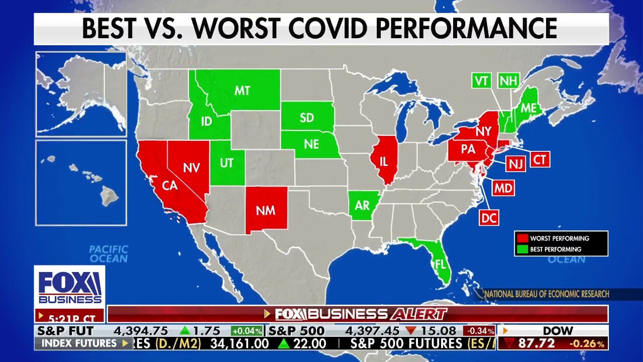 Democrat-led states ranked worst in COVID lockdown performance: GOP congressman