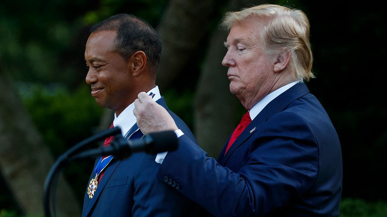 Trump honors Tiger Woods with Presidential Medal of Freedom