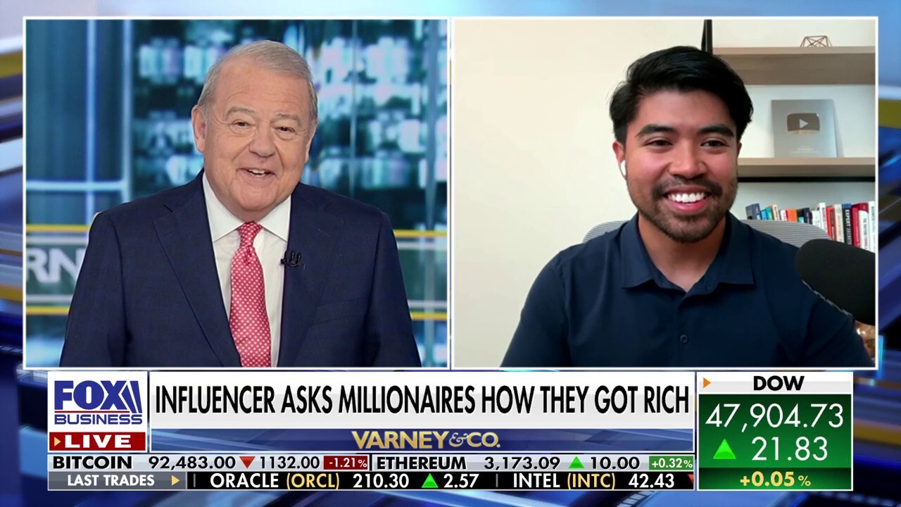 Financial influencer JC Rodriguez joins 'Varney & Co.' to discuss how ‘quiet millionaires’ are building wealth through disciplined saving, consistent investing and avoiding risky stock bets.
