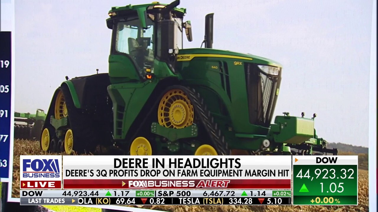 Deere & Company SVP and CFO Josh Jepsen discusses the impact of tariffs on the business and how farms are faring on 'The Claman Countdown.'